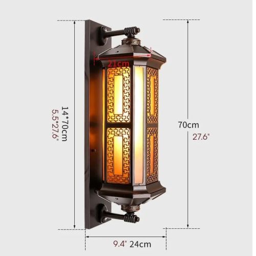 Luxury Outdoor Vintage Waterproof Wall Light For Balcony