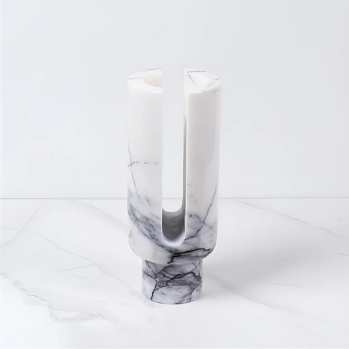 Marble|Vintage|Candle|Holder|Elegant|Lilac|Luxury