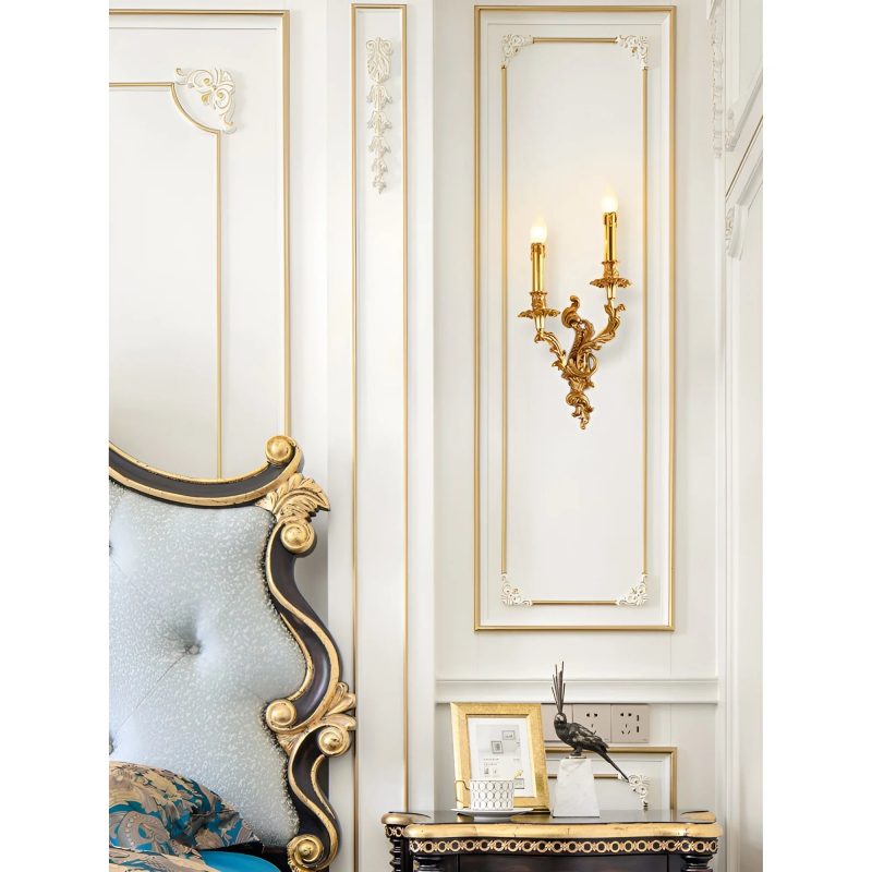 Luxury Wall Lamp In The Classic French Style For Living Room