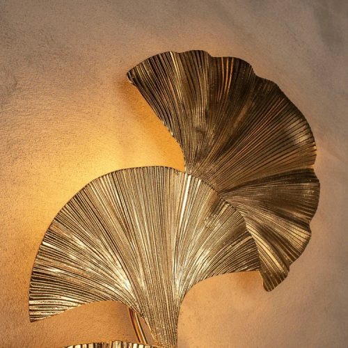 Luxury Wall Light In The Shape Of Ginkgo Leaf