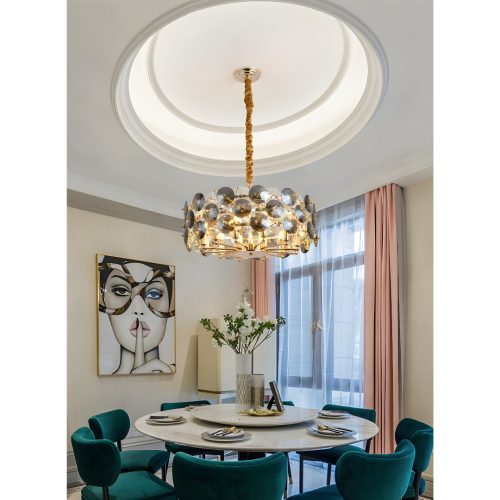 MIRODEMI Aalst | Modern Drum Chandelier for Living Room