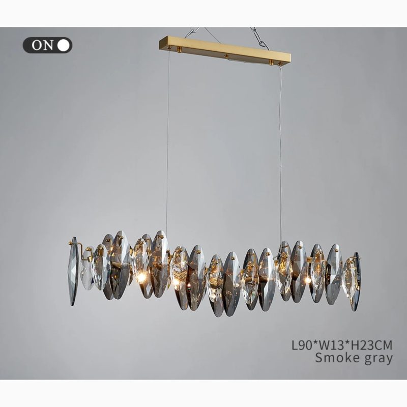 MIRODEMI Aarschot Creative Chrome Crystal Chandelier