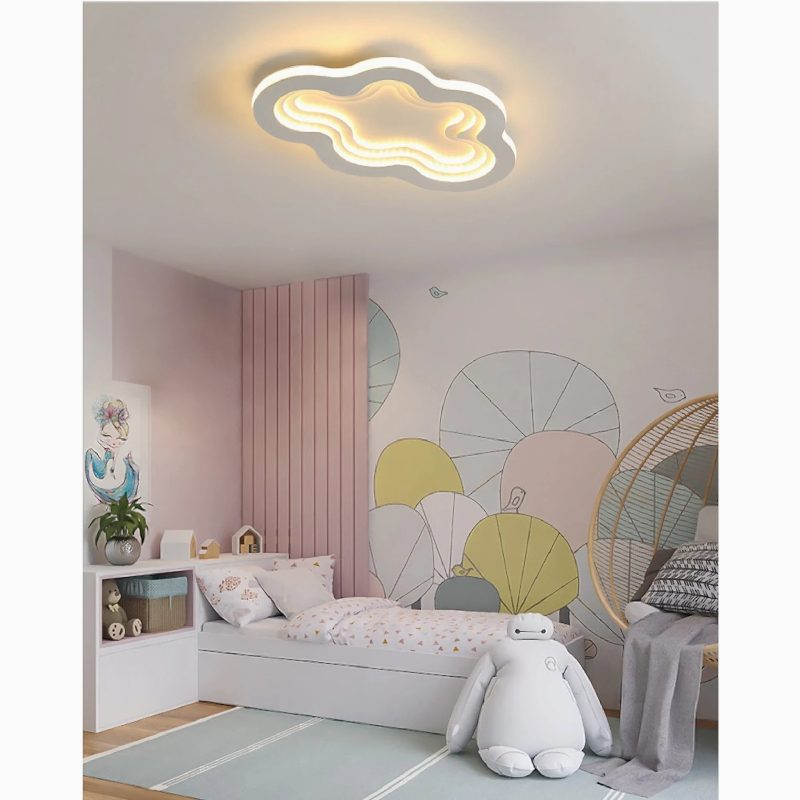 MIRODEMI Acate Minimalist Cloud LED Ceiling Light For Kids Room