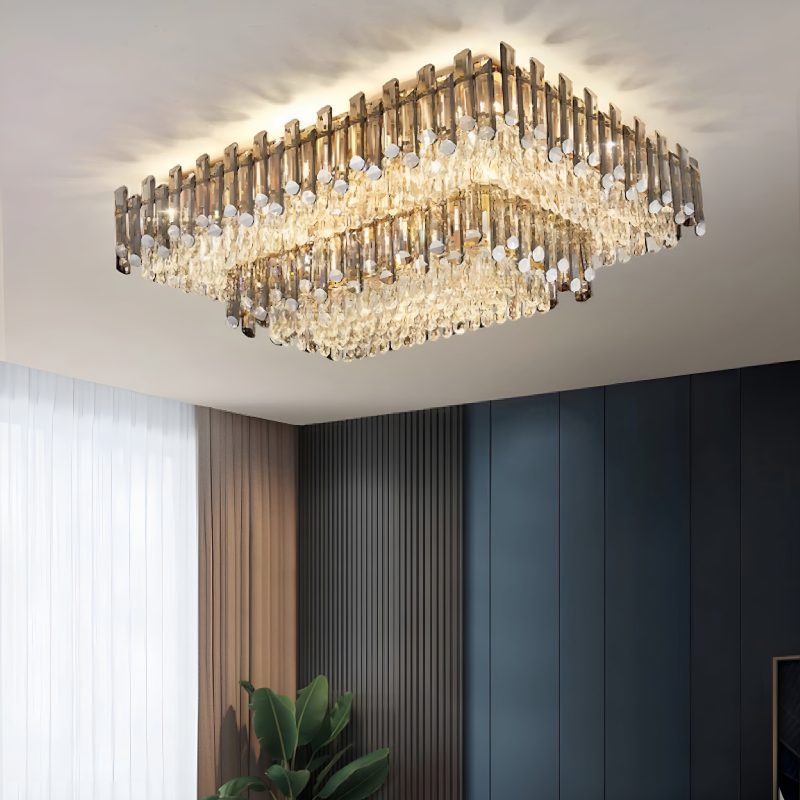 MIRODEMI Acciano Modern Crystal Chandelier