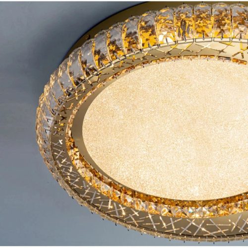 MIRODEMI Aci Castello Modern Round Crystal Ceiling Lamp Details