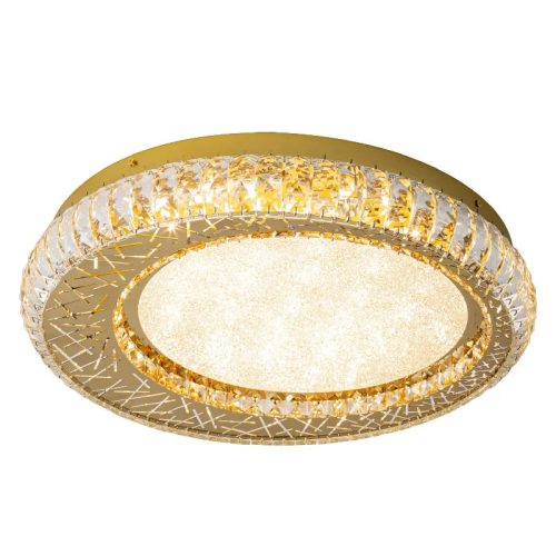 MIRODEMI Aci Castello Modern Round LED Crystal Ceiling Lamp for Living Room