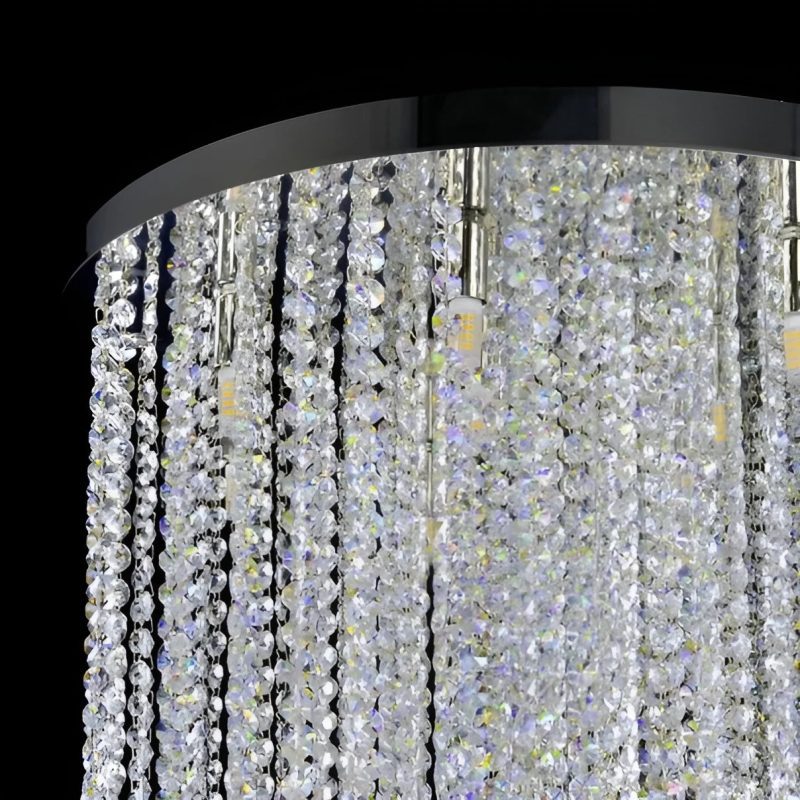 MIRODEMI® Acireale | Modern Drum LED Ceiling Chandelier