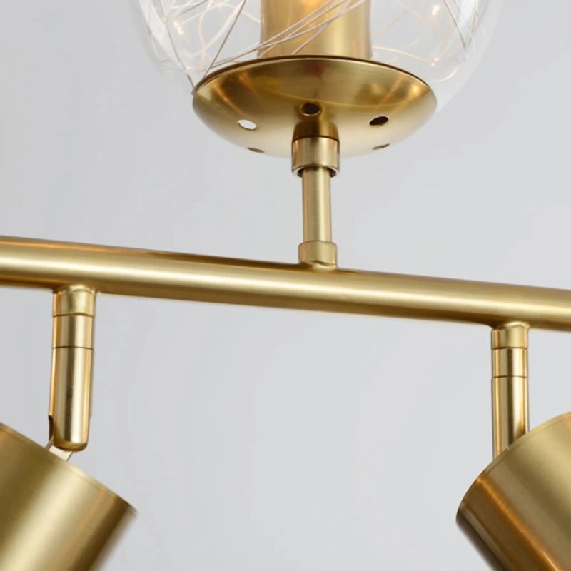 MIRODEMI Acquappesa Gold Pendant Rotatable Light