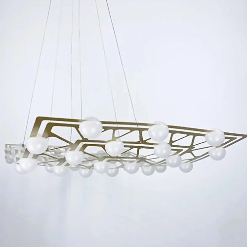 MIRODEMI Acquasanta Terme Nordic Wave Design Hanging Chandelier