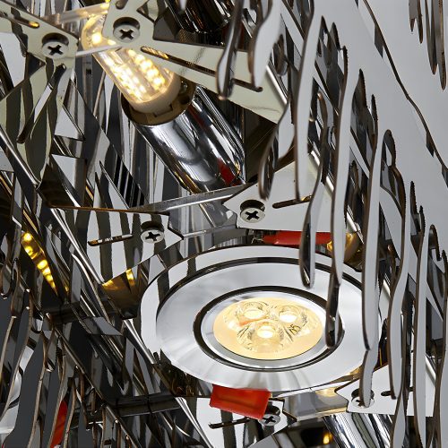 MIRODEMI Acquaviva delle Fonti Modern Creative Golden LED handelier for Dining Room In Details