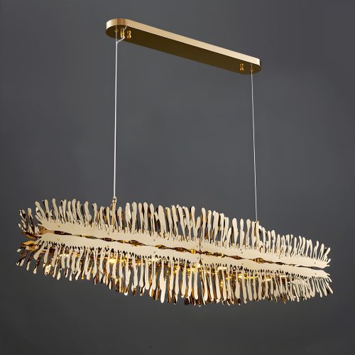 MIRODEMI Acquaviva delle Fonti Modern Luxury Creative Golden LED handelier for Dining Room