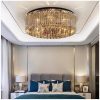 MIRODEMI® Adrano | Smoky Gray gold Crystal Chandelier