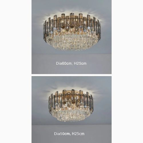 MIRODEMI Adria Large Luxury Crystal Ceiling Light