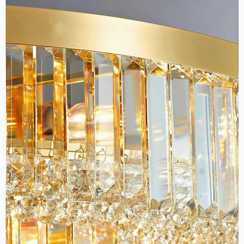 MIRODEMI Affi Contemporary Crystal Chandelier