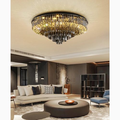 MIRODEMI Africo Round Modern Chandelier