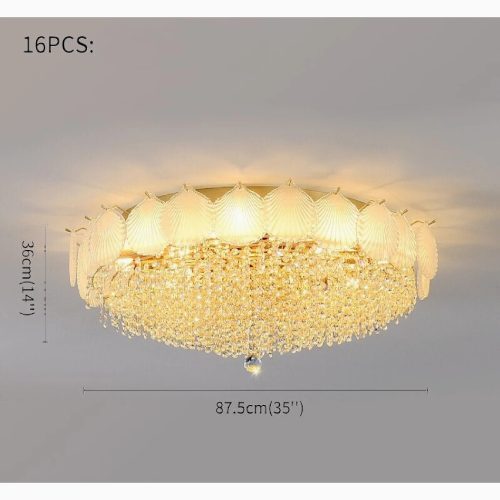 MIRODEMI Agliana Crystal Ceiling Lamp