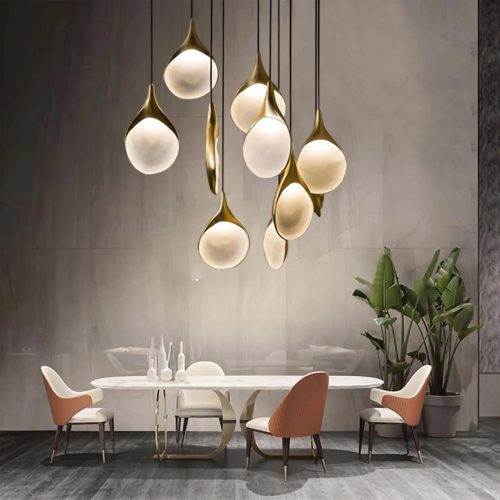 MIRODEMI® Stylish Big Drops Pendant Chandelier with Modern Chic Design