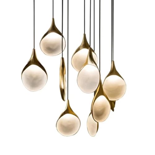 MIRODEMI® Modern Chic Pendant Light with Large Drops for Luxurious Spaces