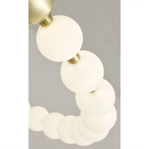 MIRODEMI Agosta Ring Design Pearl Chandelier