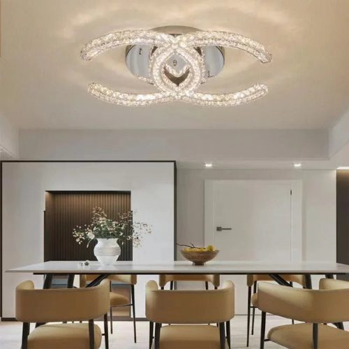 MIRODEMI Aicurzio Fashionable Luxury Crystal Gold Chandelier For Kitchen