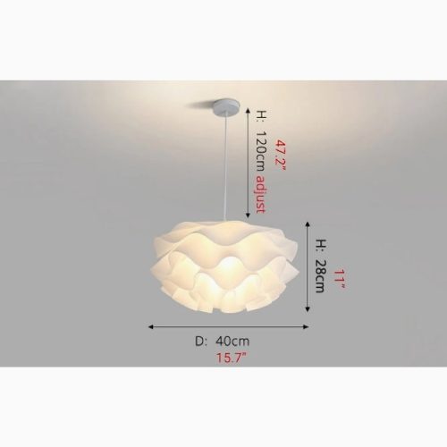 MIRODEMI Airuno Modern Led White Chandelier