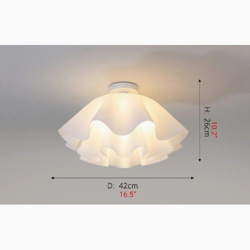 MIRODEMI Airuno Modern White Ceiling Light