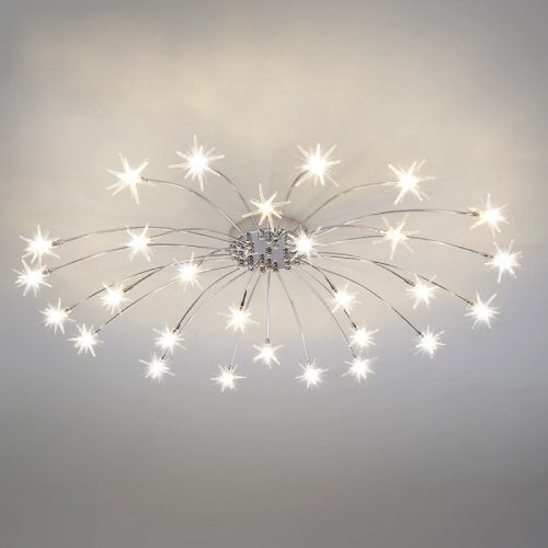 MIRODEMI Ala Firework Romantic Led Luxury Style Ceiling Light For Living Room