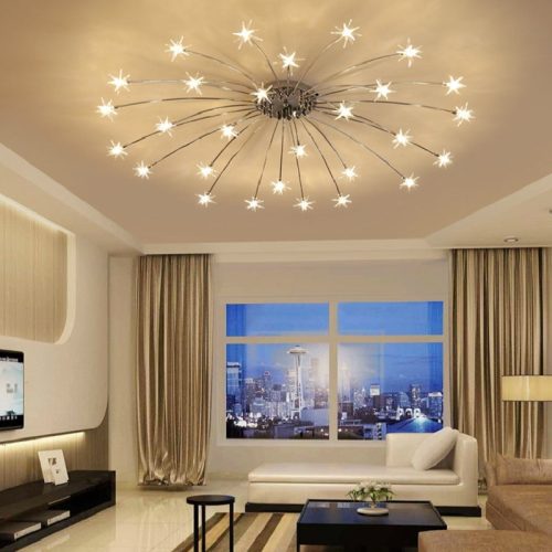 MIRODEMI Ala Firework Romantic Led Minimalist Style Ceiling Light