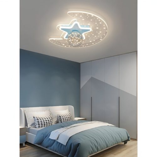 MIRODEMI Alba Modern Moon Star Ceiling Lamp