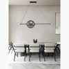 MIRODEMI Alberona Chic Minimalistic Modern Glass LED Chandelier For Dining Room