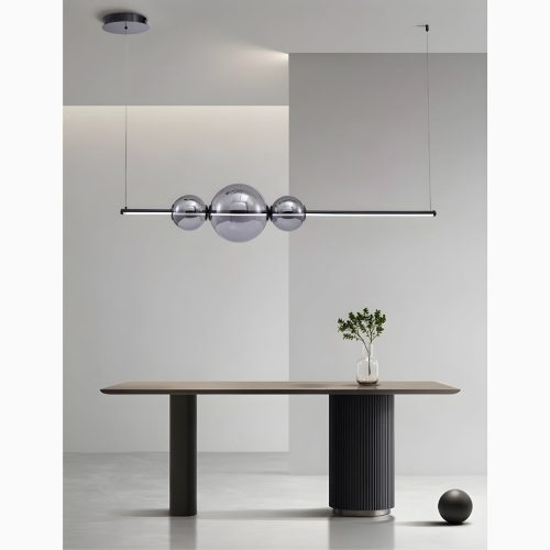 MIRODEMI Alberona Chic Minimalistic Modern Glass LED Chandelier For Living Room