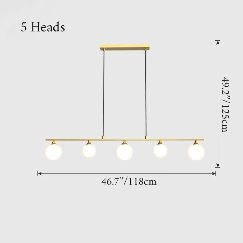 MIRODEMI Albi Nordic Modern Simple Glass Ball LED Light