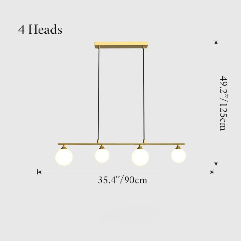 MIRODEMI Albi Nordic Modern Simple Glass Ball LED Lighting