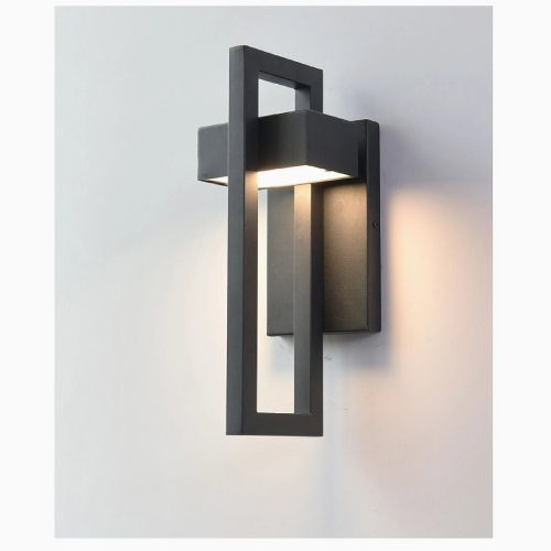 MIRODEMI Alcamo Black Retro Outdoor Waterproof LED Light