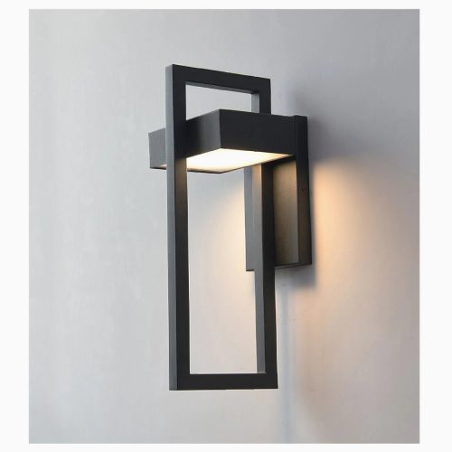 MIRODEMI Alcamo Black Retro Outdoor Waterproof LED Wall Lighting For Motel