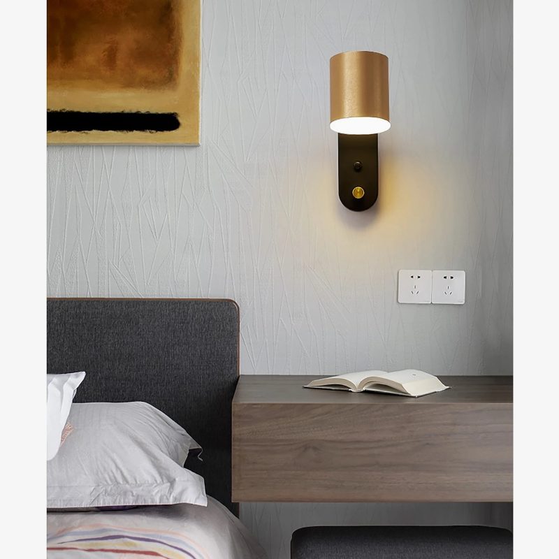 MIRODEMI Alcorcon Sophisticated Nordic Bedside Wall Lamp