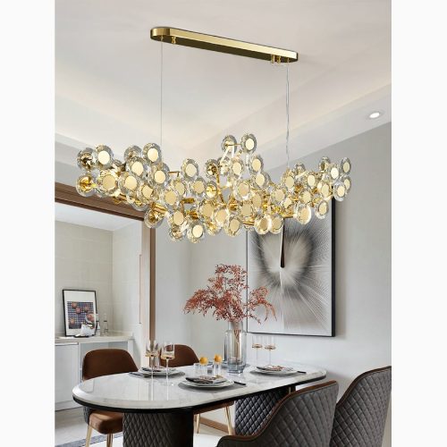 MIRODEMI Alfano Gold Creative Luxury Chandelier