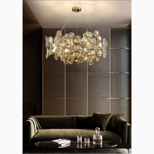 MIRODEMI Alfano Gold Creative Luxury Design Chandelier