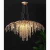 MIRODEMI® Alfiano Natta | Luxury Gold/Chrome Vintage Crystal Hanging Lamp For Kitchen