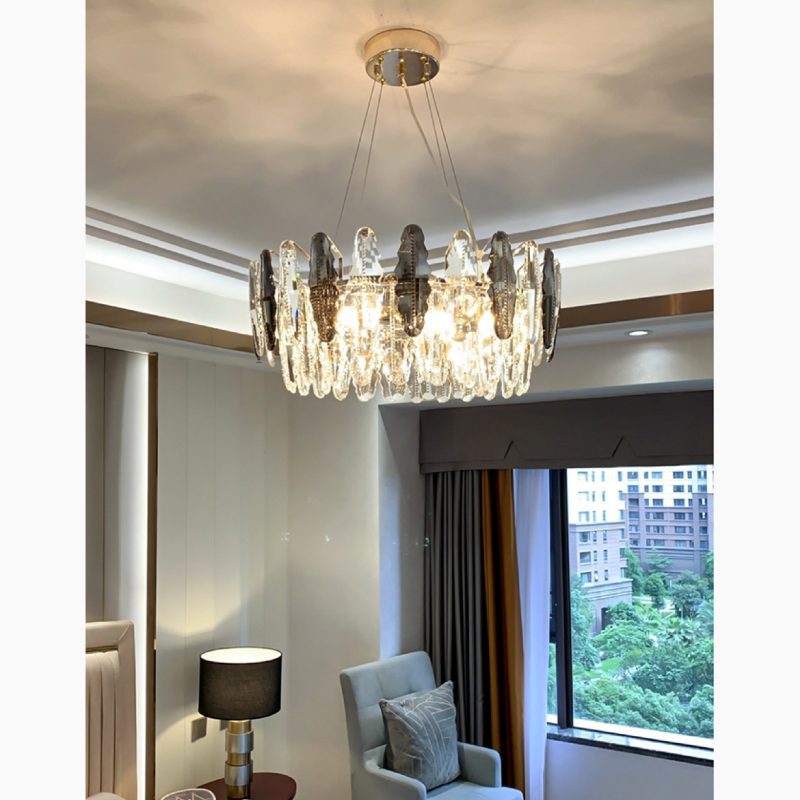 MIRODEMI Alme Elegant Lux Drum Chandelier