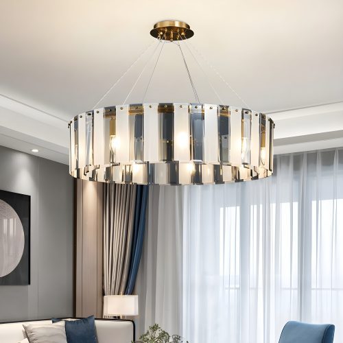 MIRODEMI Altavilla Monferrato | Modern Home Decor Drum Hanging Chandelier for Living Room