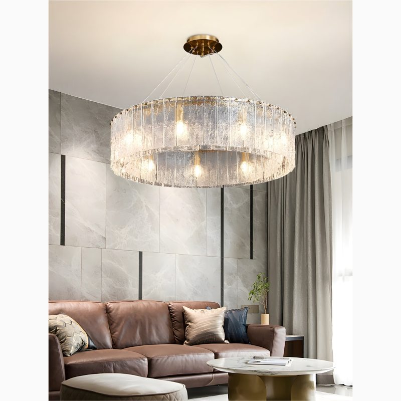 MIRODEMI Altavilla Monferrato Modern Home Decor Drum Hanging Chandelier for Dining Room