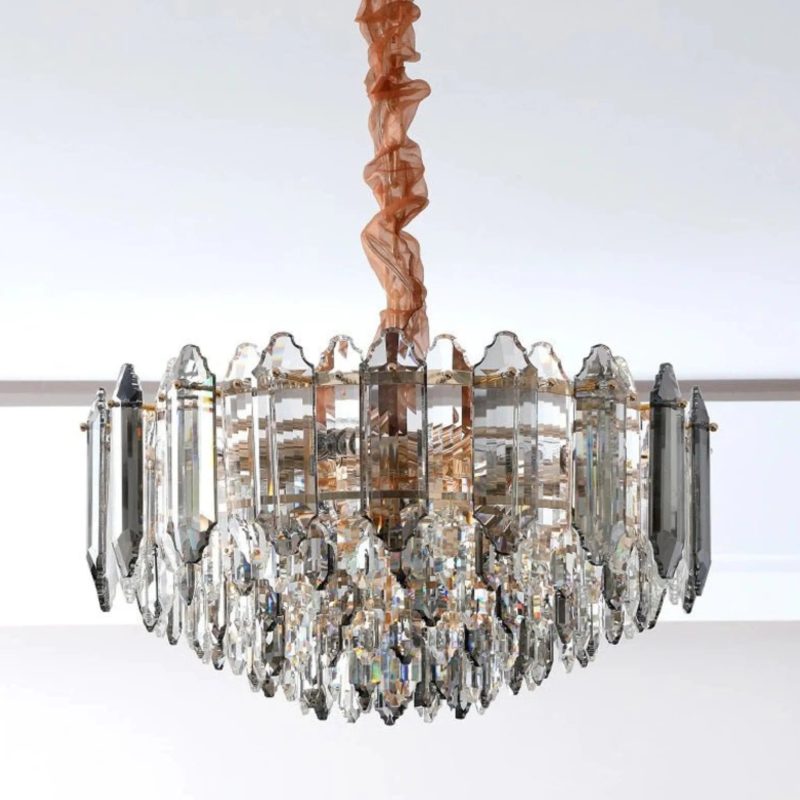 MIRODEMI Altendorf Chrome Round Chandelier