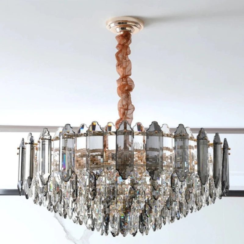 MIRODEMI Altendorf Luxury Crystal Round Chandelier