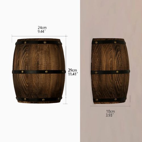 MIRODEMI Alzira Wine Barrel Wall Light