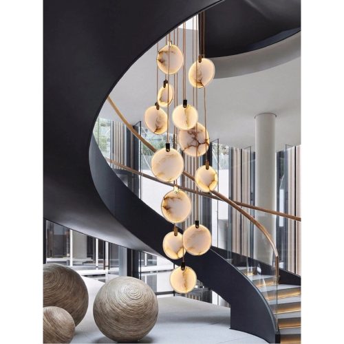 MIRODEMI Amalfi Luxury Chandelier LED Light for Staircase