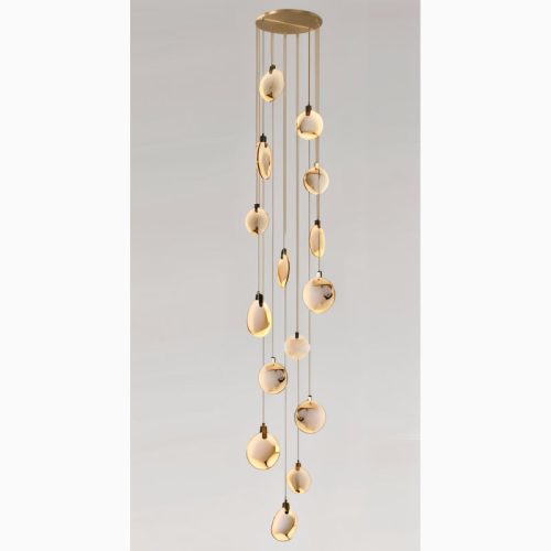 MIRODEMI Amalfi Luxury LED Chandelier for Miracle Living Room