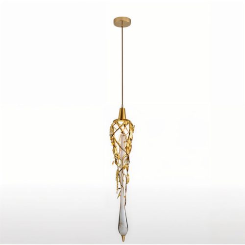 Andora | Creative Crystal Chandelier with Clear Glass Drops