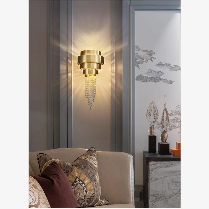 MIRODEMI Andujar Gold Home Decor Wall Sconce