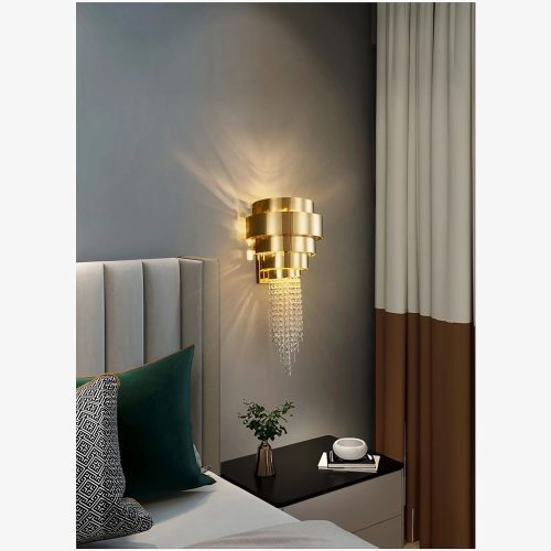 MIRODEMI Andujar Modern Gold Wall Lamp